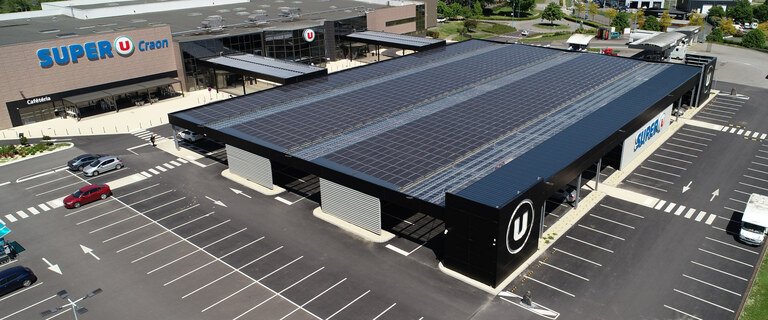 Autoconsommation photovoltaïque Super U Craon