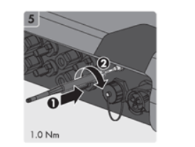 Montage de l'antenne