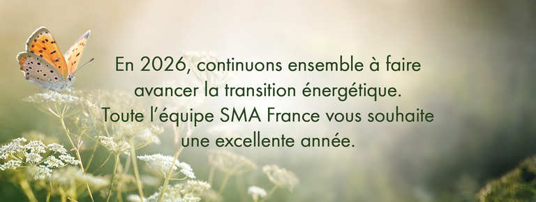 L'équipe SMA France vous souhaite une excellente année!