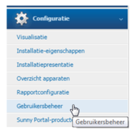 Naviguez ci-dessous : Configuration à la Gestion des utilisateurs