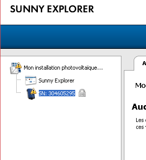 Sunny Explorer : enregistrez vos modifications