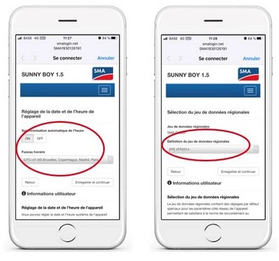 mise en service 360 app
