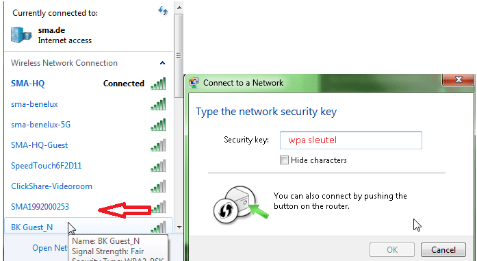 Interface depuis un PC