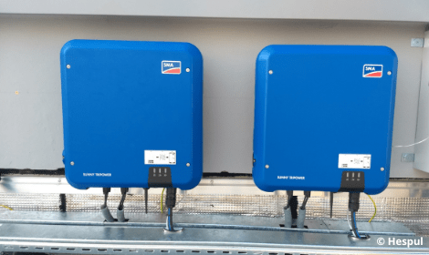 Installation PV, bâtiment de Porche, ancien marché gare de Lyonde